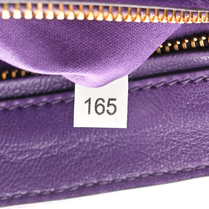 Prada Tessuto Nylon Lurex Embroidered Flap Viola 7 of 13