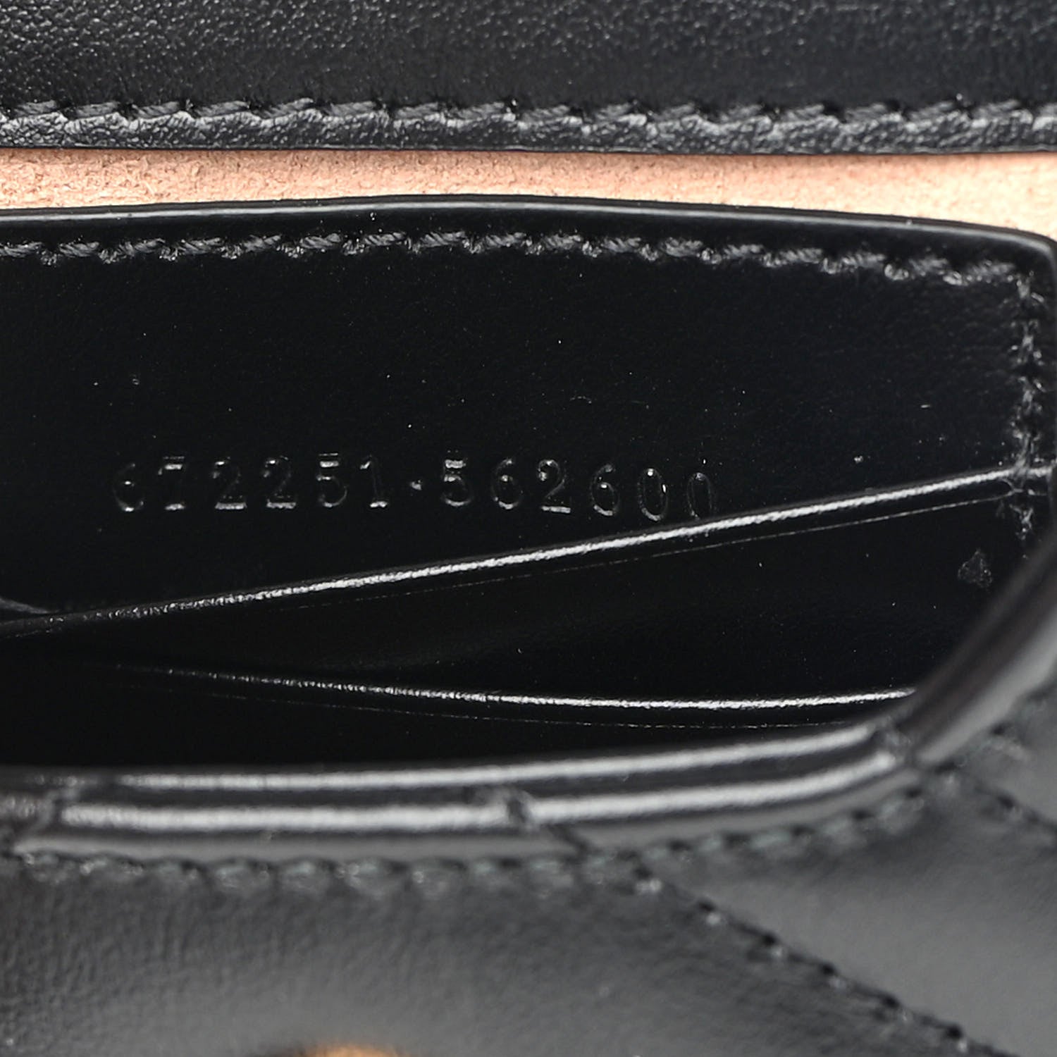 Gucci Calfskin Matelasse Mini GG Marmont Crossbody Bag Black 7 of 12