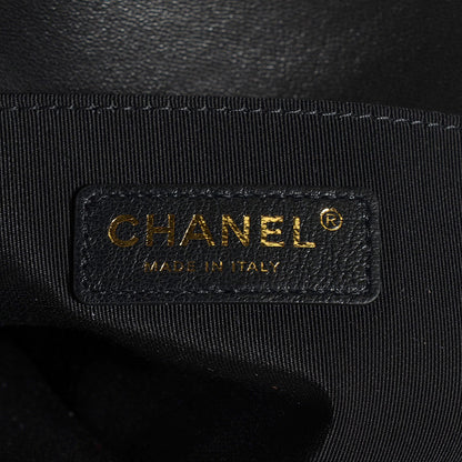 Chanel Lambskin Quilted Medium Crest Embellished Boy Flap Multicolor 7 of 8