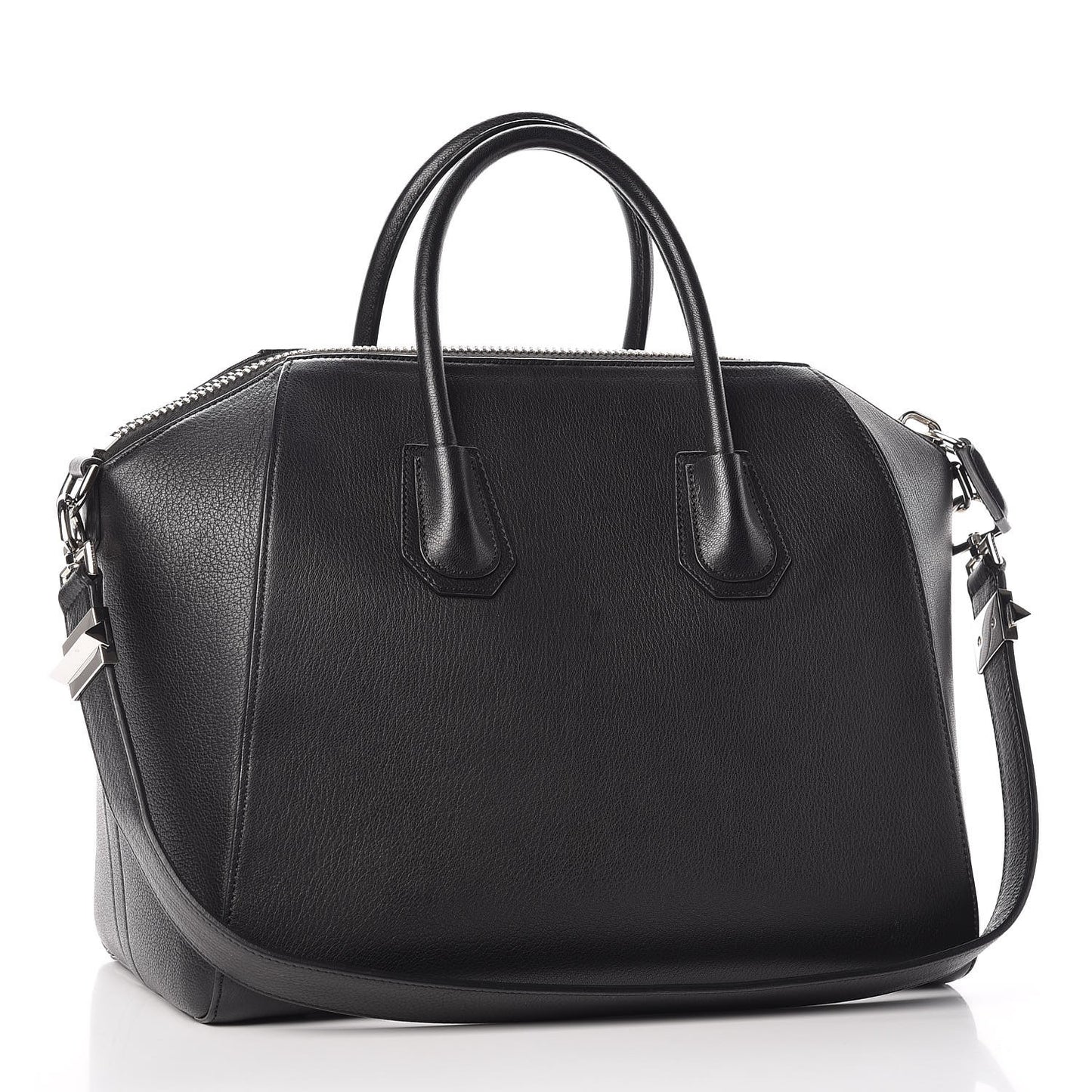 Sugar Goatskin Medium Antigona Black