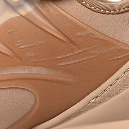 Christian Dior Neoprene Rubber Womens D-Connect Sneakers 37.5 Nude 8 of 9