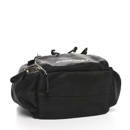 Burberry Nylon Logo Print Medium Rucksack Backpack Black 4 of 9