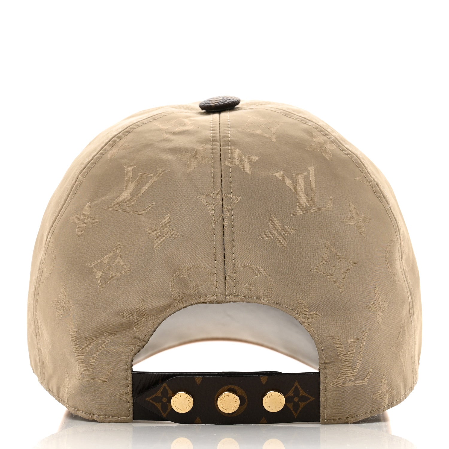 Louis Vuitton Monogram Polyester Silk LV Get Ready Cap M Beige 6 of 8