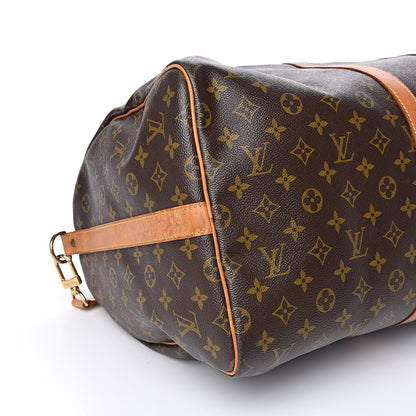Louis Vuitton Monogram Keepall Bandouliere 55 9 of 17