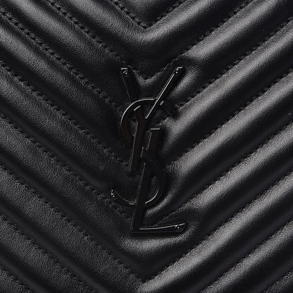 Saint Laurent Calfskin Matelasse Monogram Lou Camera Bag Black 10 of 10