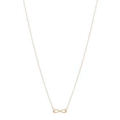 Tiffany 18K Rose Gold Infinity Pendant Necklace 1 of 4