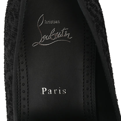 Christian Louboutin Embroidered Mens Flat Loafer 43 Black 8 of 8