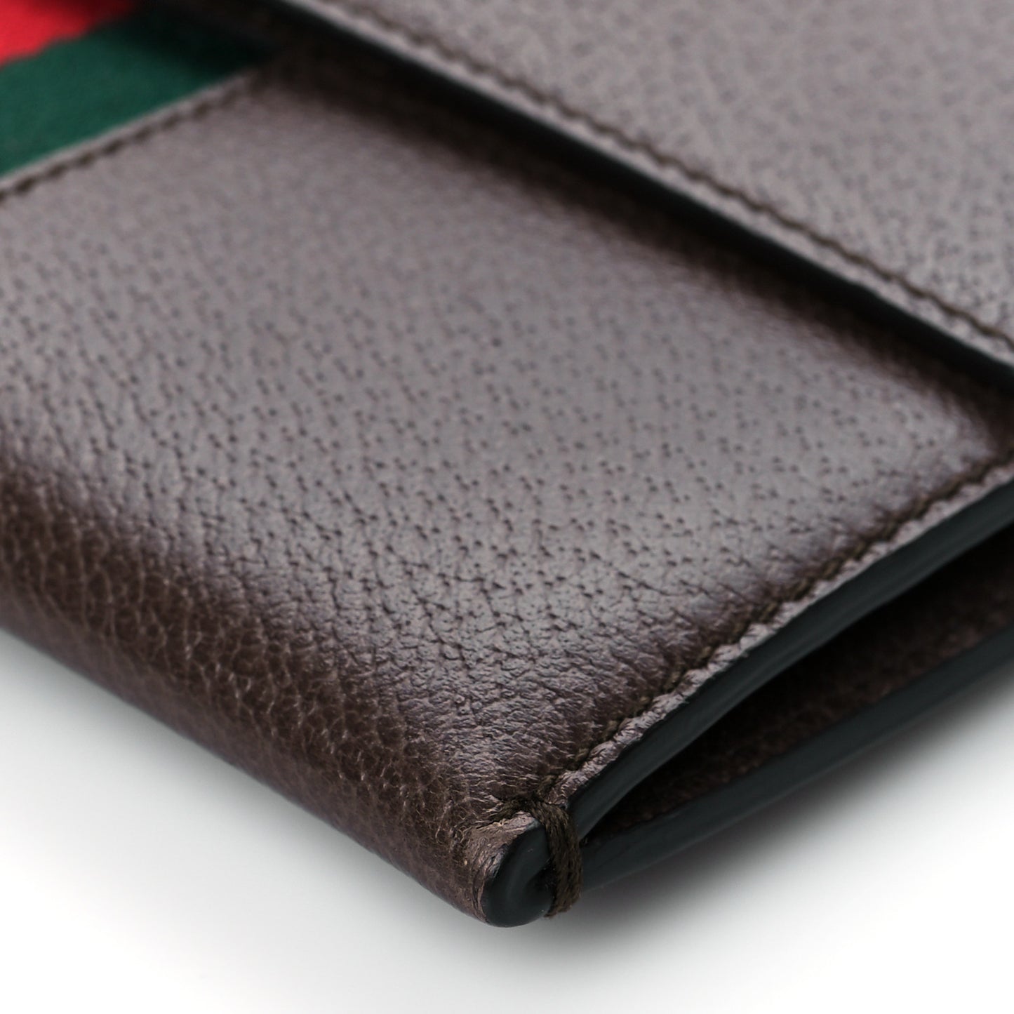 Grained Calfskin Web Totem Three Piece Monogram Shoulder Bag Dark Brown