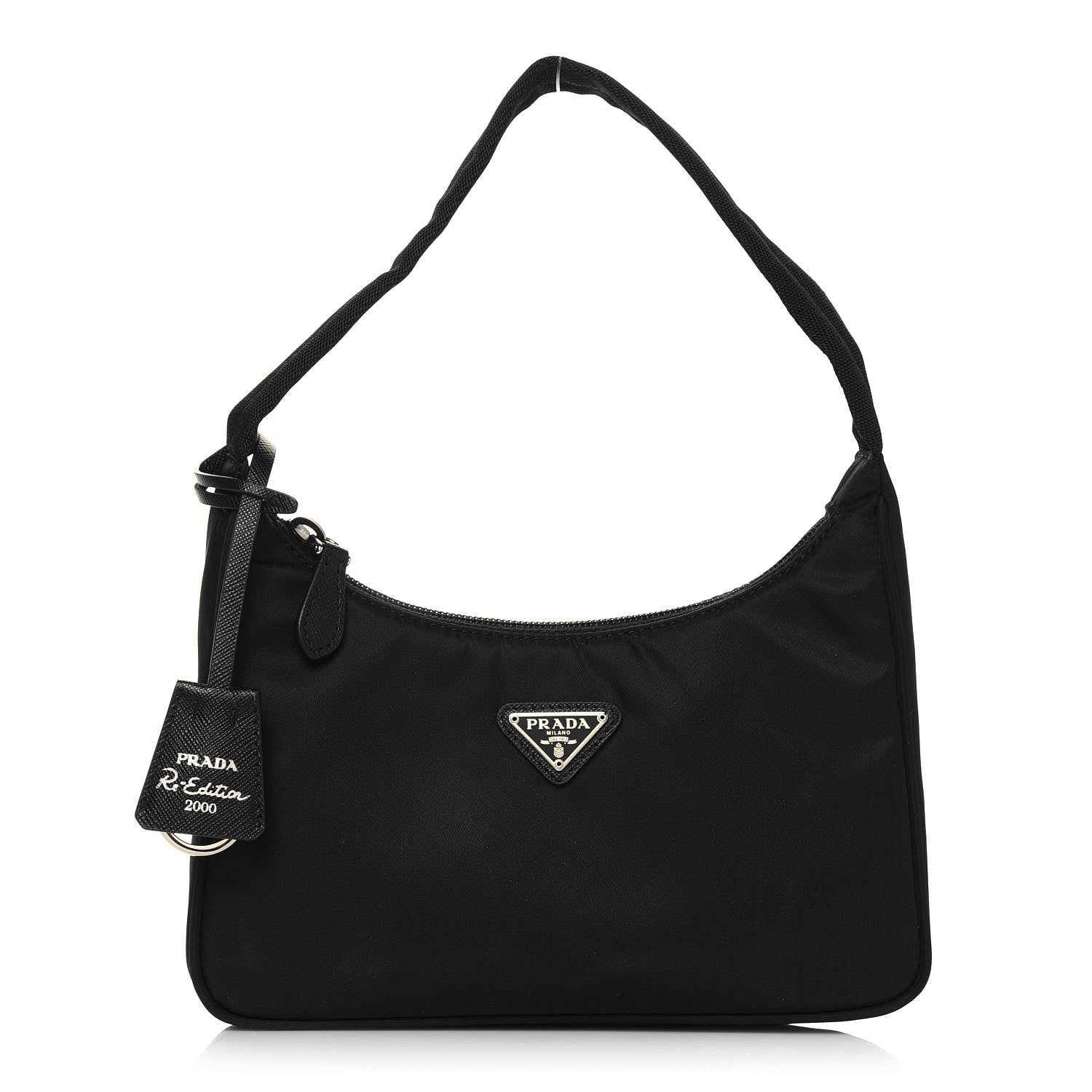 Prada Tessuto Nylon Mini Re-Edition 2000 Bag Black 1 of 14