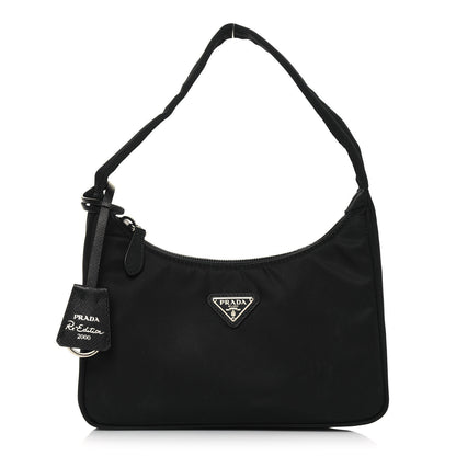 Prada Tessuto Nylon Mini Re-Edition 2000 Bag Black 1 of 14