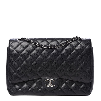 Chanel Caviar Quilted Maxi Double Flap Black 1 of 9