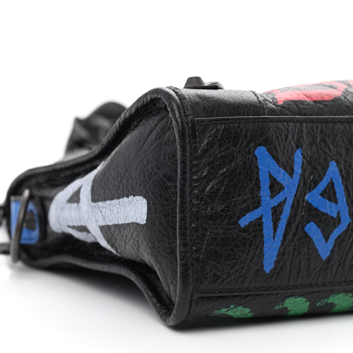 Agneau Graffiti All Over Classic Hardware S City Black Vert Rouge