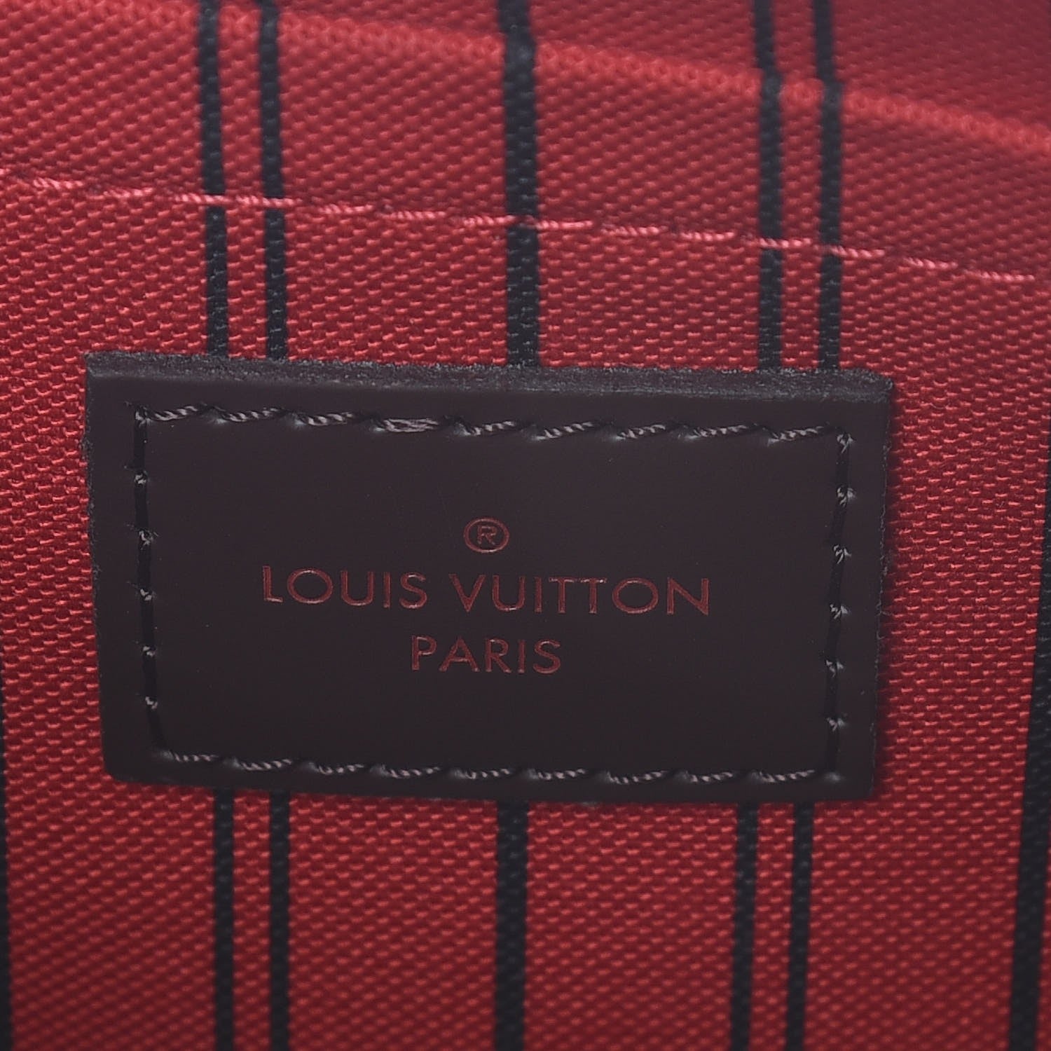 Louis Vuitton Damier Ebene Neverfull MM GM Pochette 6 of 8