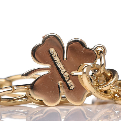Tiffany 18K Yellow Gold Clasping Link Charm Bracelet 4 of 7