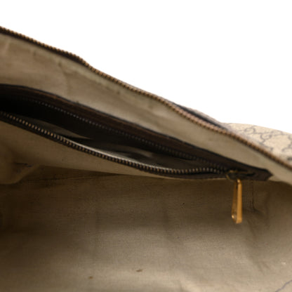 Gucci GG Supreme Monogram Web Small Ophidia Half Moon Hobo Brown 8 of 19