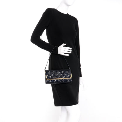 Louis Vuitton Vernis Rossmore MM Blue Infini 2 of 7