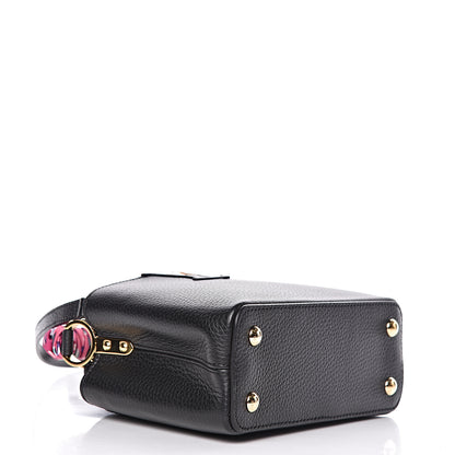 Louis Vuitton Taurillon Braided Capucines Mini Black 4 of 12