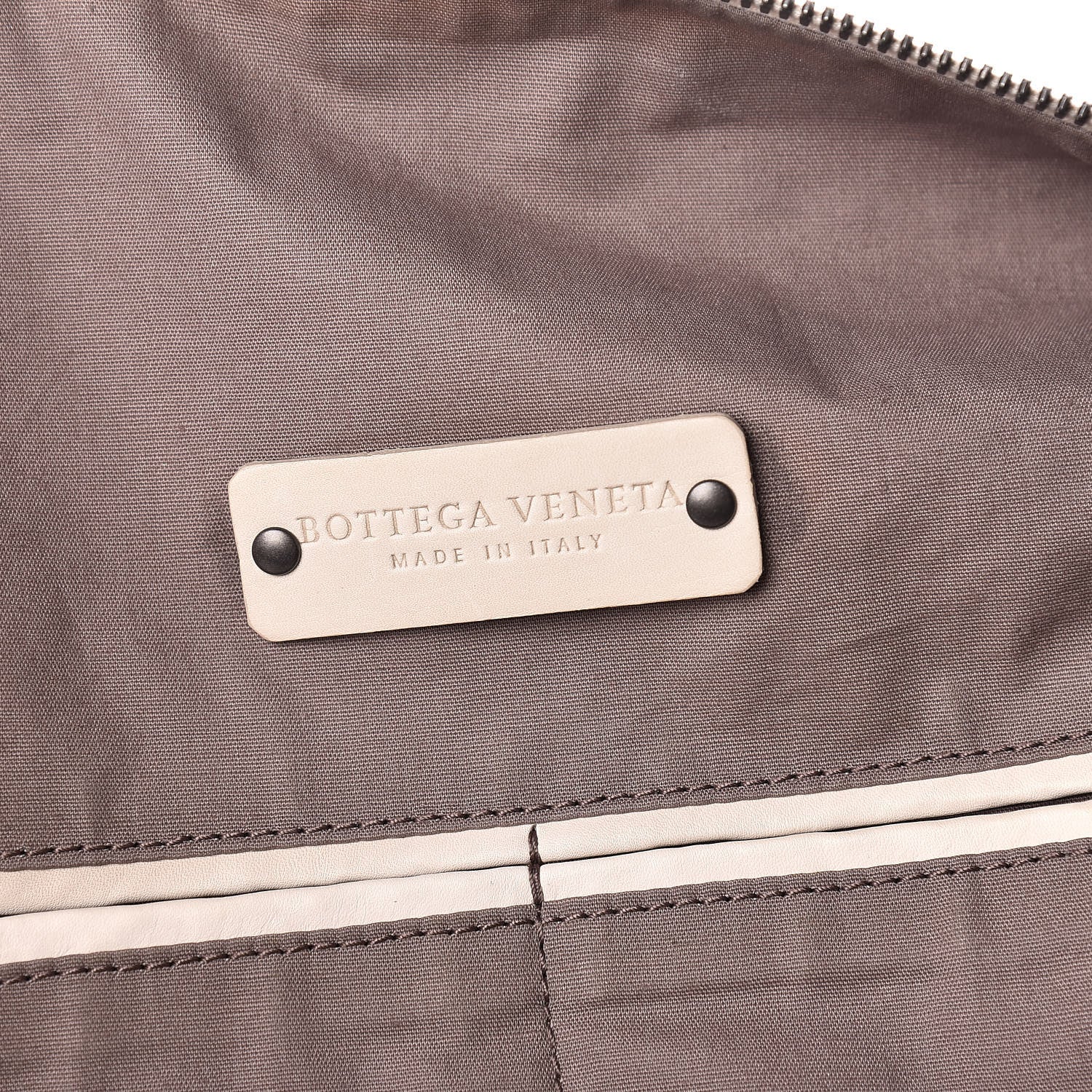 Bottega Veneta Nappa Crocodile Spinnaker Duffle Cream 8 of 15