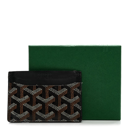 Goyard Goyardine Saint Sulpice Card Holder Black 11 of 11