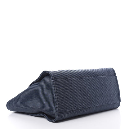 Chanel Denim Medium Deauville Tote Dark Blue 4 of 12