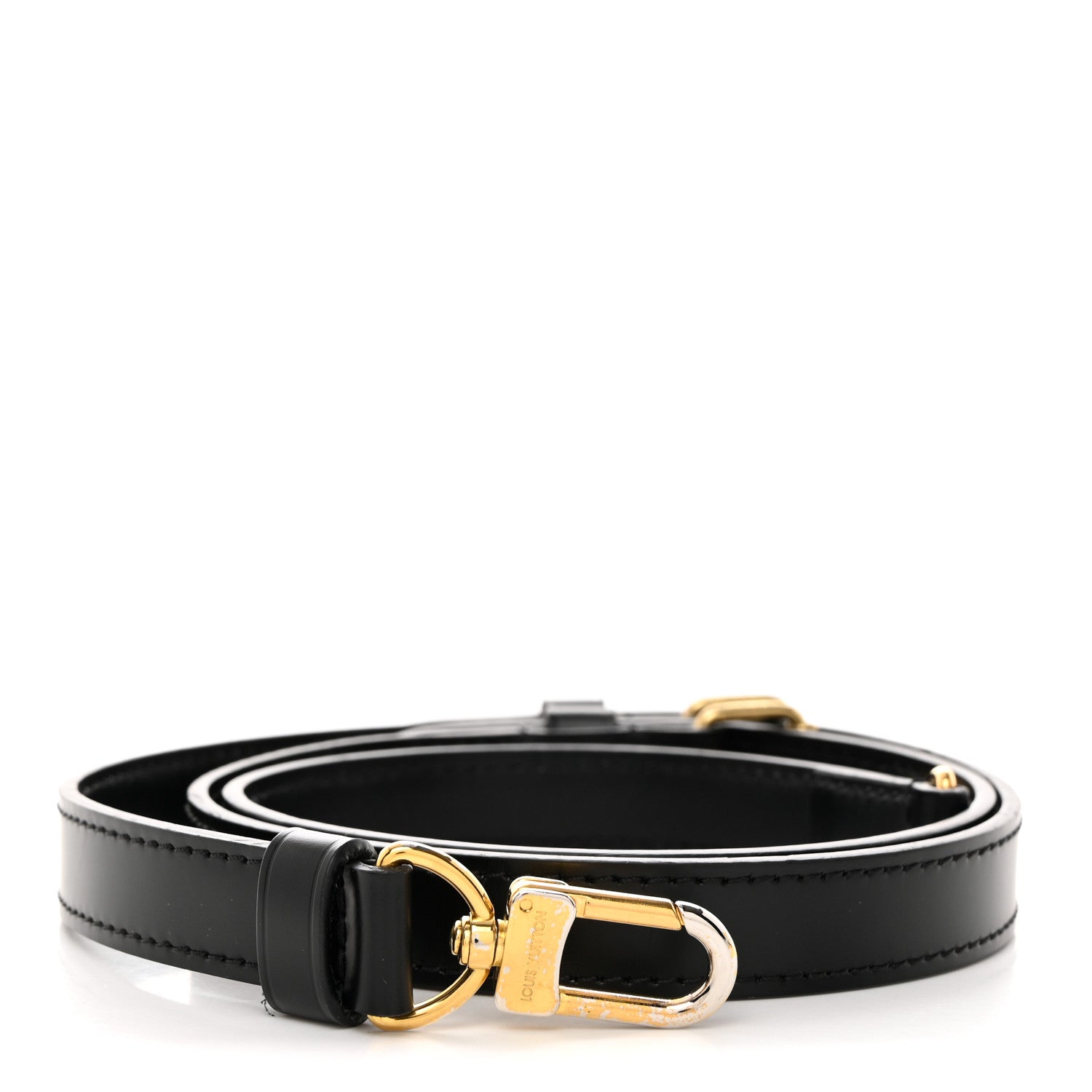Louis Vuitton Calfskin Adjustable Keepall Bandouliere Shoulder Strap Black 1 of 3