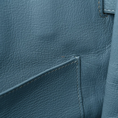 Hermes Taurillon Clemence Birkin 35 Ciel 12 of 15