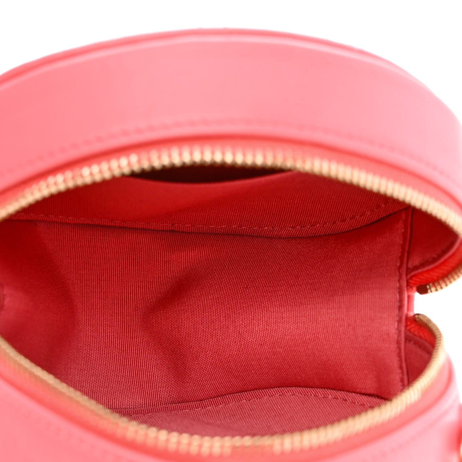 Chanel Lambskin Quilted Large CC Round Clutch With Chain Pink 5 of 12