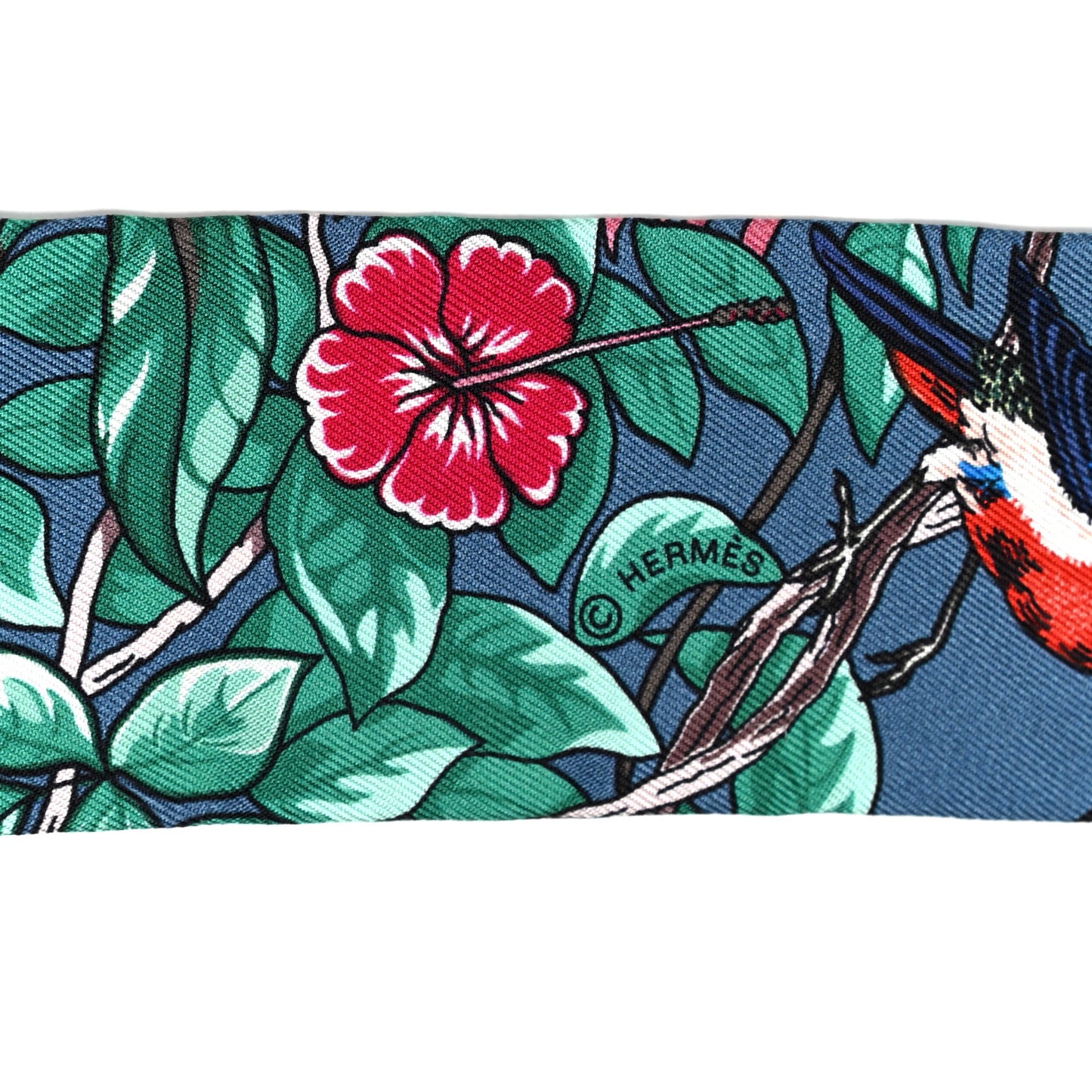 Silk Jungle Love Twilly Gris Bleuete Vert