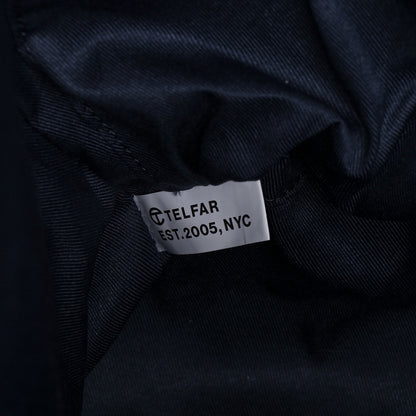 Telfar Vegan Leather Large Shopping Bag Navy 7 of 15