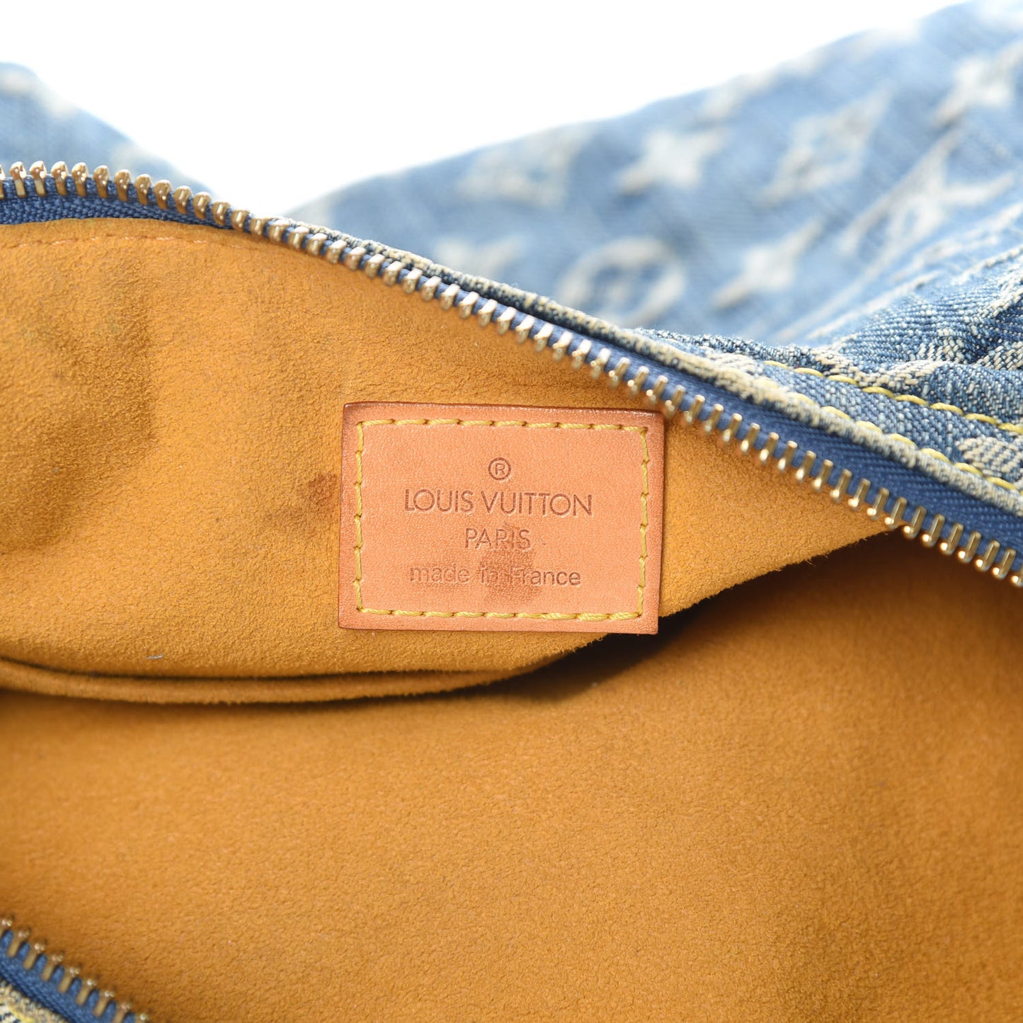 Monogram Denim Baggy PM Blue