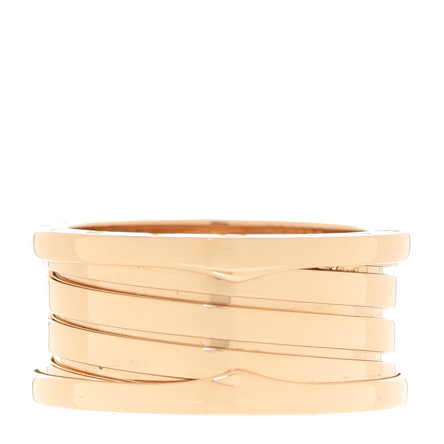 Bulgari 18K Yellow Gold B.Zero1 Four-Band Ring 60 9 3 of 5