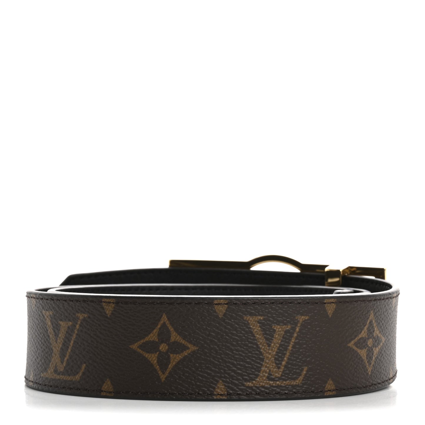 Monogram 25mm Dauphine Reversible Belt 80 32 Black