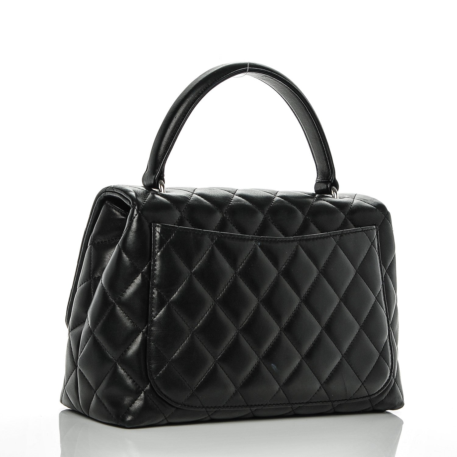 Chanel Lambskin Quilted Medium Kelly Flap Black 3 of 9