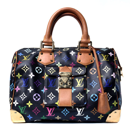 Louis Vuitton Monogram Multicolor Speedy 30 Black 1 of 7