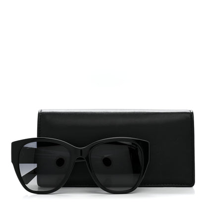 Chanel Acetate Polarized Butterfly CC Sunglasses 5412-A Black 7 of 7