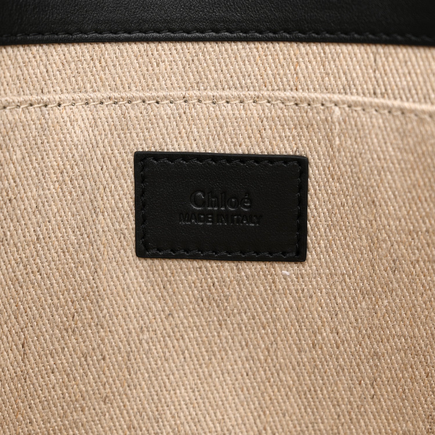 Chloe Calfskin Medium Woody Tote Black 6 of 12