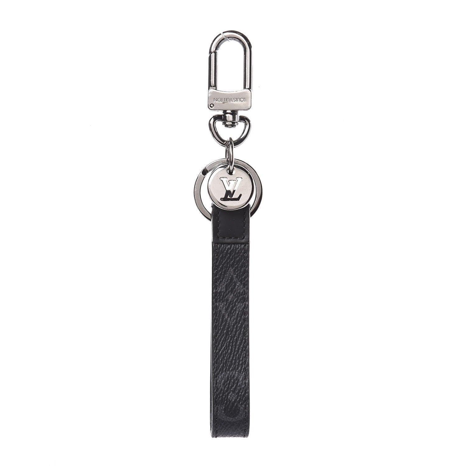 Louis Vuitton Monogram Eclipse Dragonne Bag Charm Key Holder 1 of 3