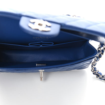 Chanel Caviar Quilted Small Double Flap Blue 4 of 8
