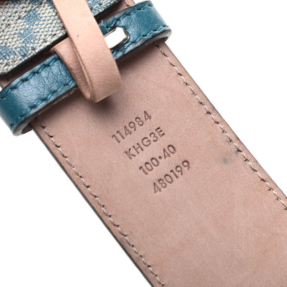 Gucci Diamante Interlocking G Belt 100 40 Blue 3 of 5