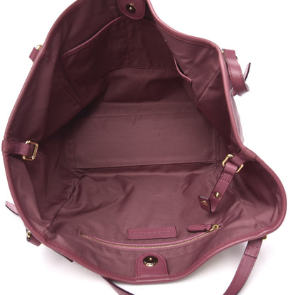 Burberry Haymarket Check Bow Canterbury Tote Pink 5 of 10