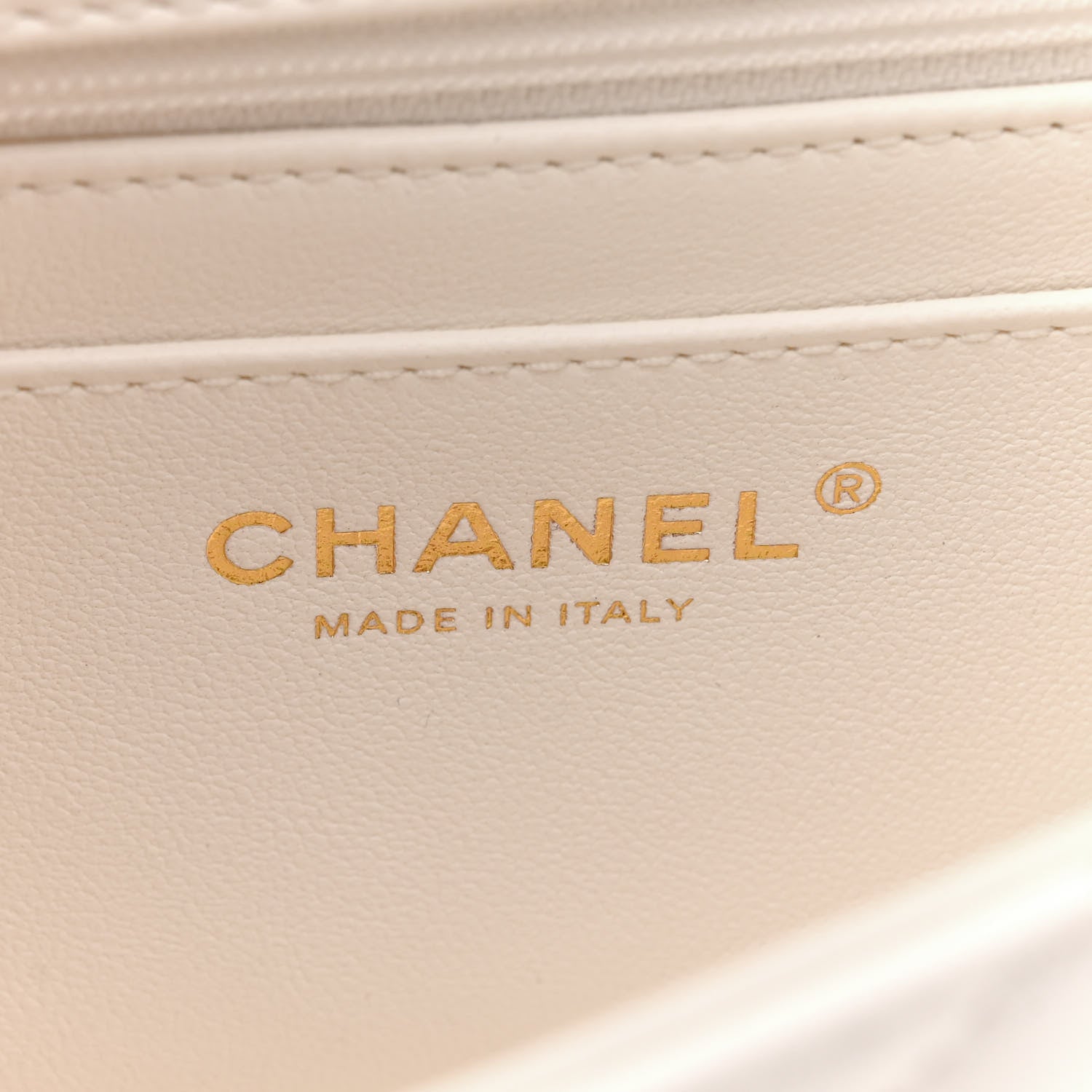 Chanel Lambskin Quilted Mini Crystal Top Handle Rectangular Flap White 6 of 10