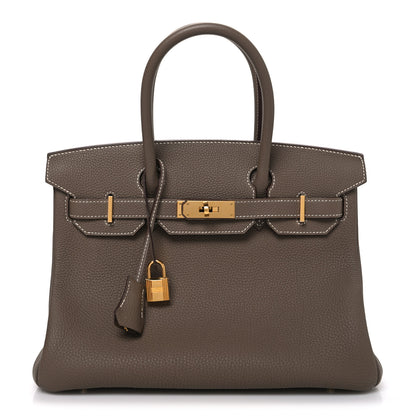 Hermes Togo Birkin 30 Etoupe 1 of 10