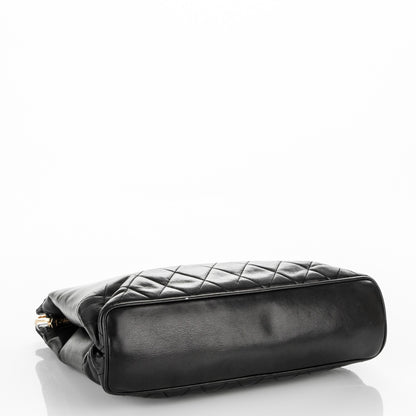 Chanel Lambskin Quilted Shoulder Bag Black 4 of 7