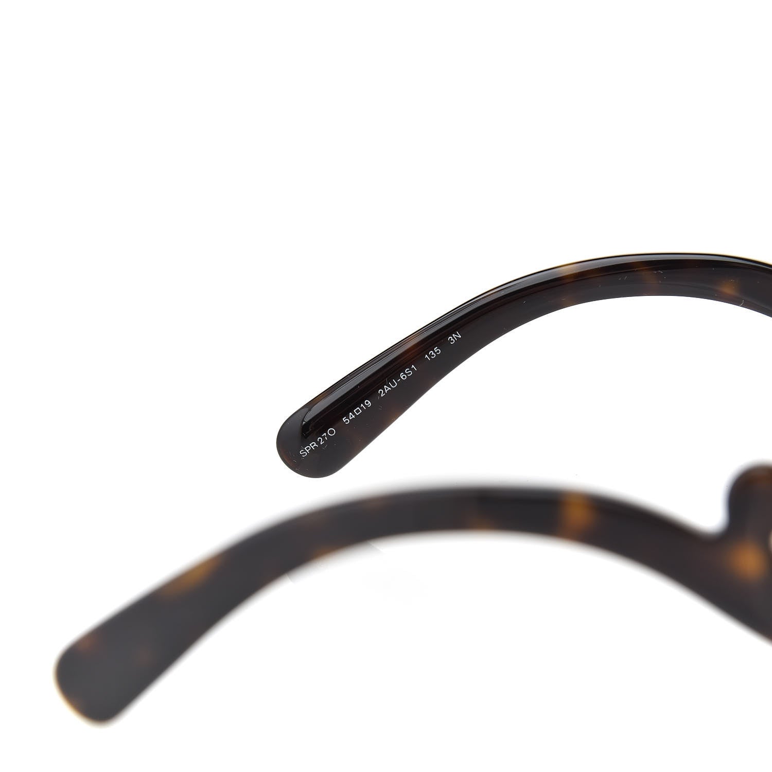 Prada Acetate Baroque Sunglasses SPR 27O Tortoise 5 of 9