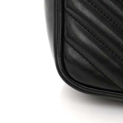 Saint Laurent Calfskin Matelasse Monogram Monochrome Lou Camera Bag Black 14 of 14