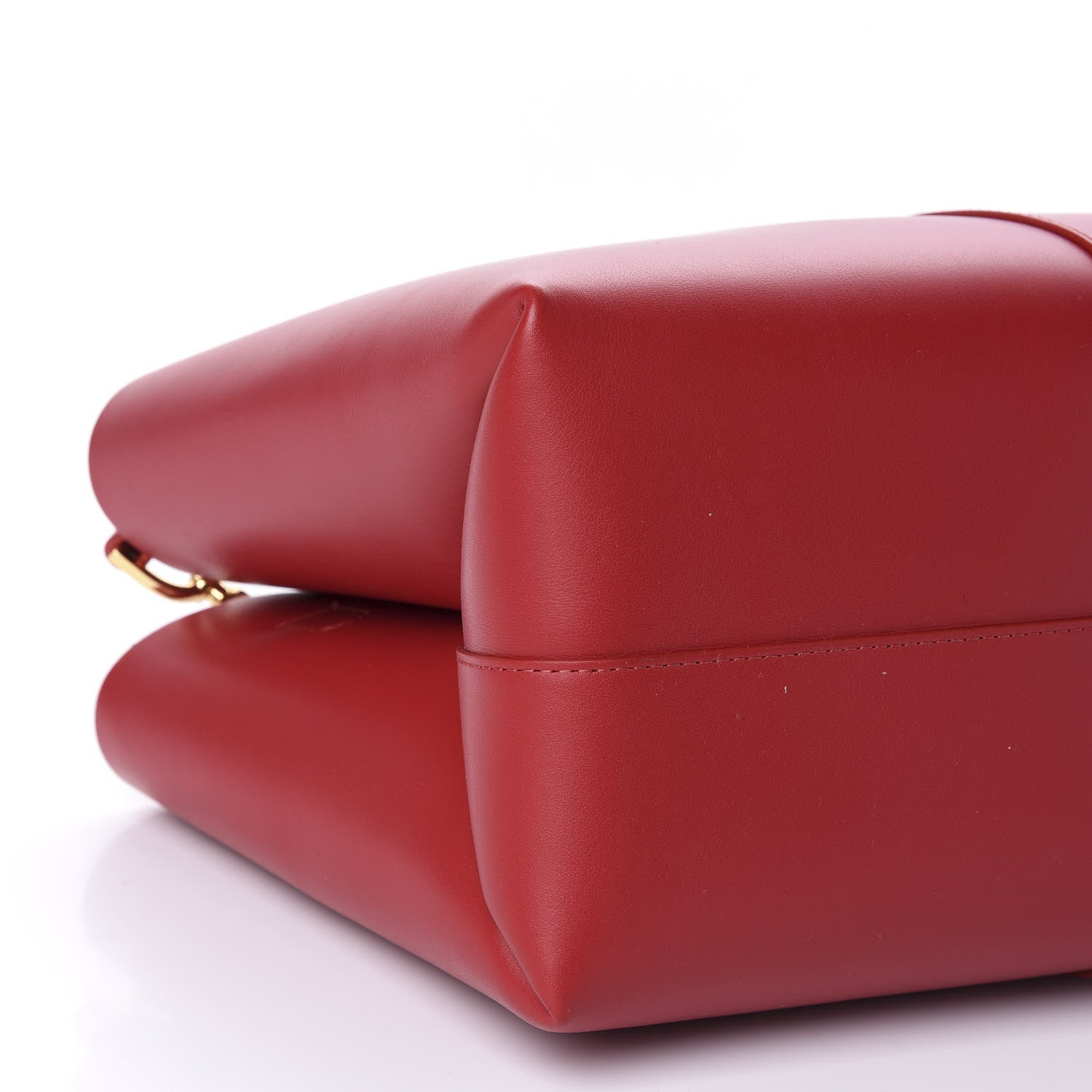 Mansur Gavriel Calfskin Mini Folded Bag Flamma 7 of 10