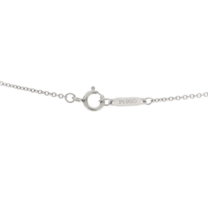 Tiffany Platinum Diamond Mini Cross Pendant Necklace 6 of 7