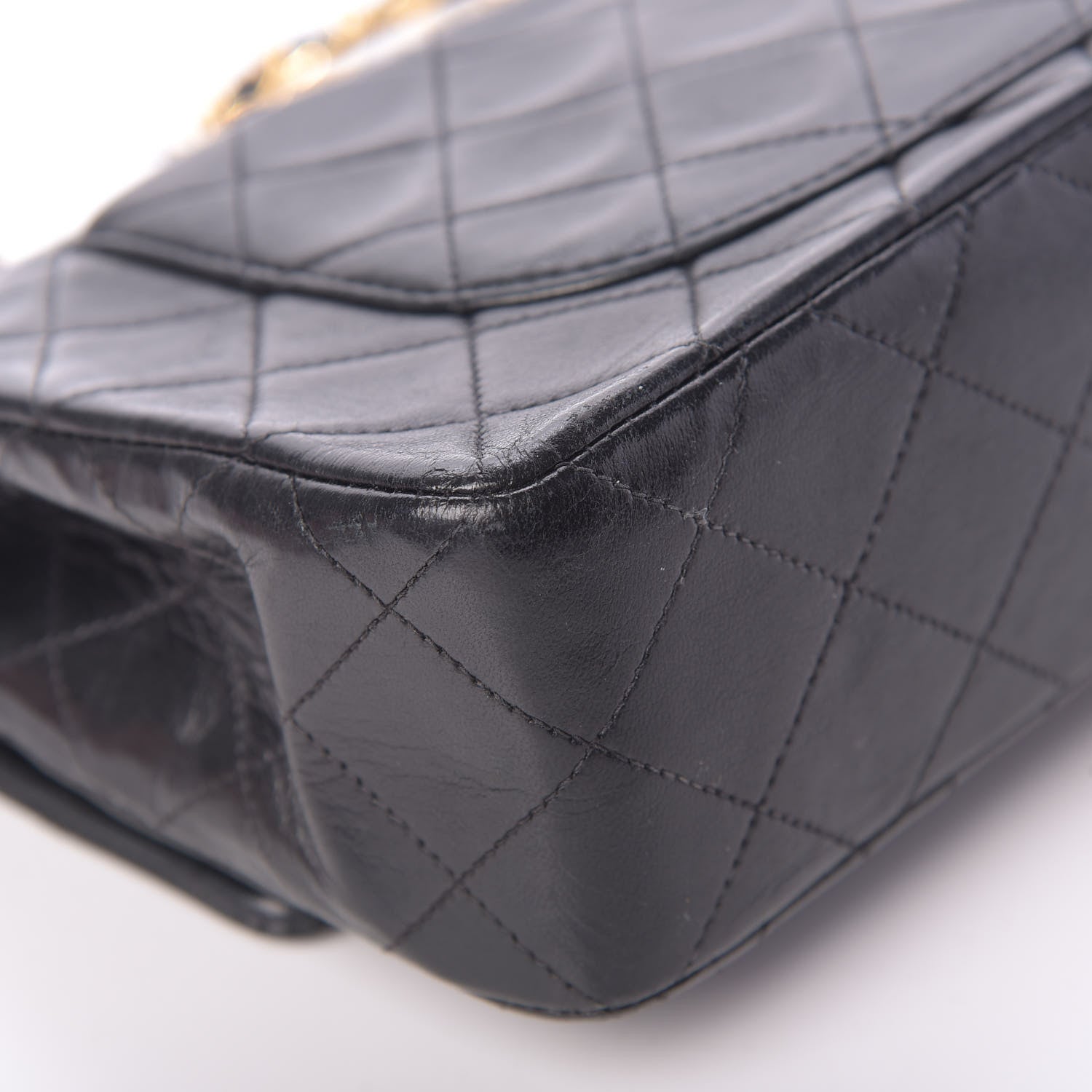 Chanel Lambskin Quilted Small Double Flap Black 13 of 17