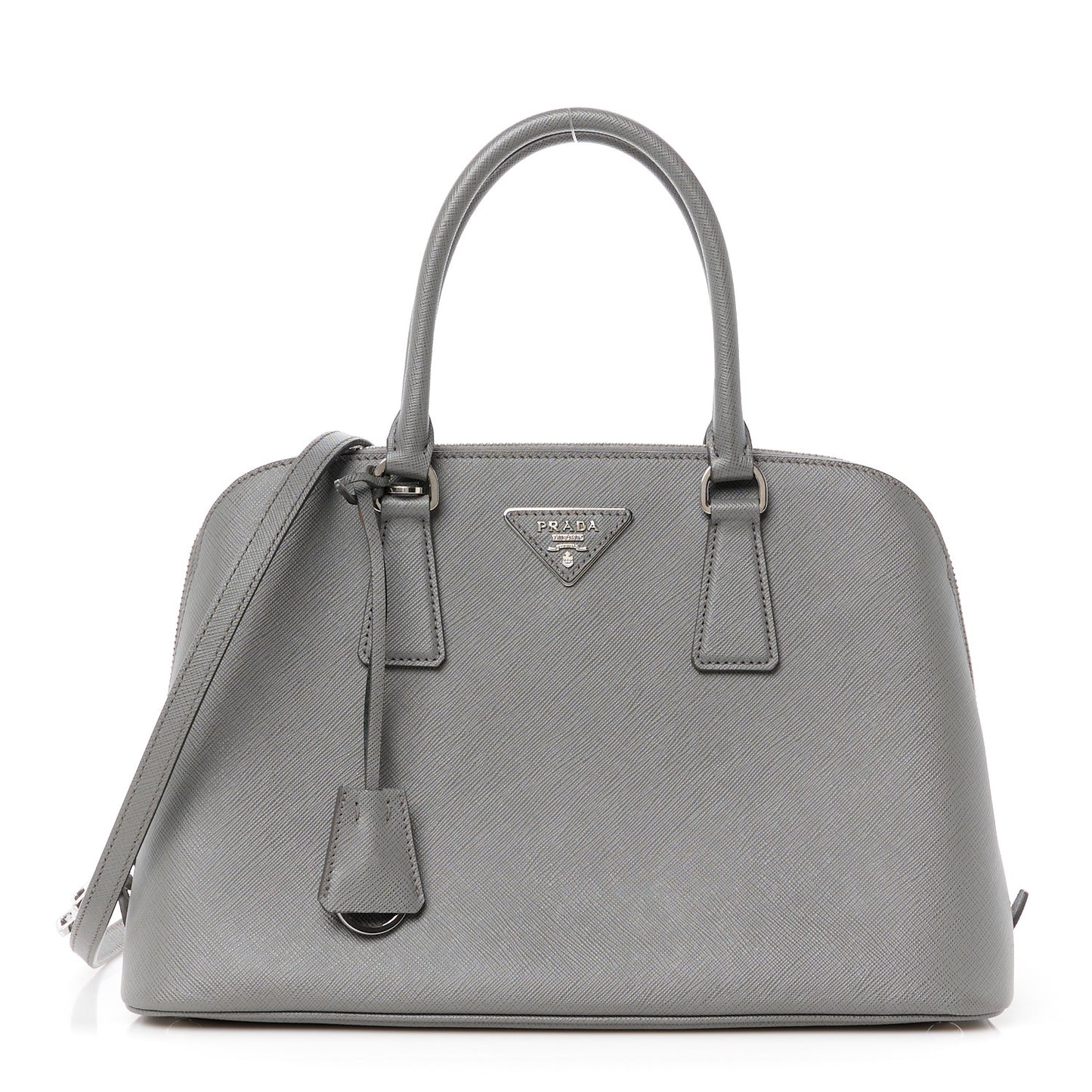 Saffiano Lux Medium Promenade Tote Marmo