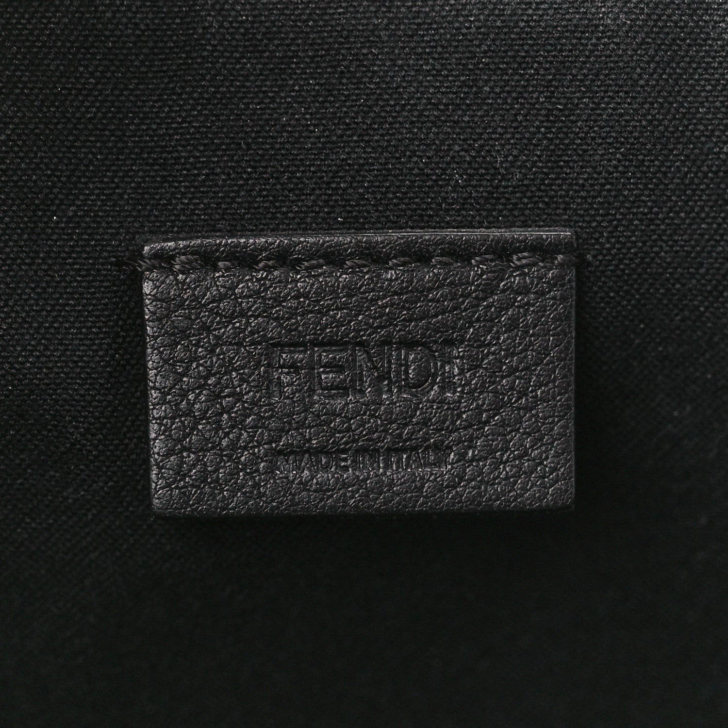 Fendi Vitello Dolce Fox Elaphe Ayers Hypnoteyes Min 2Jours Pouch Black Giallo Multicolor 6 of 15